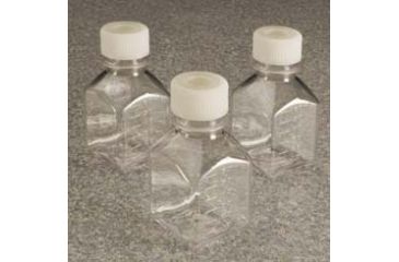 Image of Nalge Nunc Square Media Bottles with Septum Closure, PETG, Sterile, NALGENE 342023-0125
