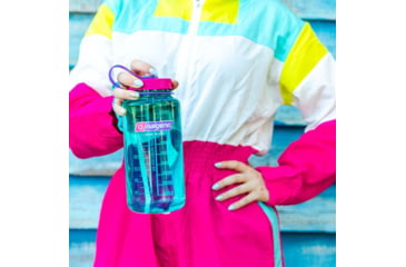 Image of Nalgene Everyday Water Bottle Wide Mouth, 1 Quart, Surfer, 2178-2076