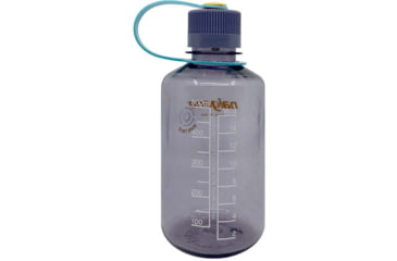 Image of Nalgene Narrow Mouth 1 Pint Sustain Water Bottle, 16 oz, Aubergine, 2020-1016