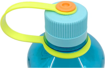 Image of Nalgene Narrow Mouth 1 Pint Sustain Water Bottle, 16 oz, Cerulean, 2020-1116