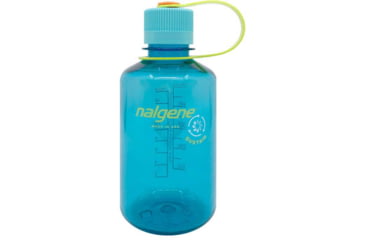 Image of Nalgene Narrow Mouth 1 Pint Sustain Water Bottle, 16 oz, Cerulean, 2020-1116