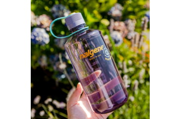 Image of Nalgene Narrow Mouth 1 Quart Sustain Water Bottle, 32 oz, Aubergine, 2020-1032