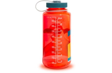 Image of Nalgene Retro Print Wide Mouth 1 Quart Water Bottle, 32 oz, Fly Fisherman Print, 682020-0150