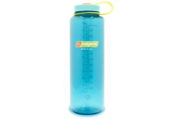 Image of Nalgene Wide Mouth Sustain Silo Bottle, 48oz, Cerulean, 48oz, 2020-0748
