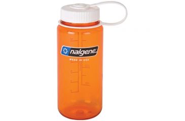 Image of Nalgene Wm 1 Pt Orange W/white Lid 2178-1316