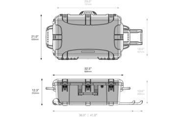 Image of Nanuk 963 Case with Padded Divider, Black, 963S-020BK-0A0
