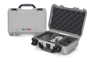 Image of Nanuk Case 909 w/foam insert for DJI Mavic Mini, Silver, Small, 909-MAVM5