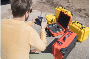 Image of Nanuk Case 920 w/foam insert for DJI Mavic 2PZ, Orange, Medium, 920S-080OR-0A0-18204