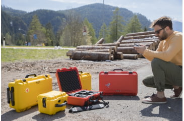Image of Nanuk Case 920 w/foam insert for DJI Mavic 2PZ, Orange, Medium, 920S-080OR-0A0-18204