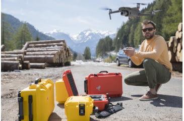 Image of Nanuk Case 920 w/foam insert for DJI Mavic 2PZ, Orange, Medium, 920S-080OR-0A0-18204