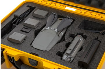Image of Nanuk Case 920 w/foam insert for DJI Mavic 2PZ, Yellow, Medium, 920S-080YL-0A0-18204
