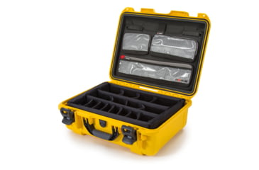 Image of Nanuk Case 930 w/lid org. w/divider, Yellow, Large, 930S-060YL-0A0