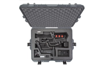Image of Nanuk Case 945 w/foam insert for Crane 3, Graphite, Large, 945-CRA37