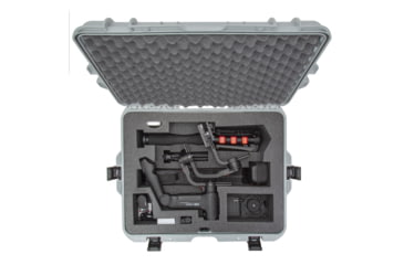 Image of Nanuk Case 945 w/foam insert for Crane 3, Silver, Large, 945-CRA35