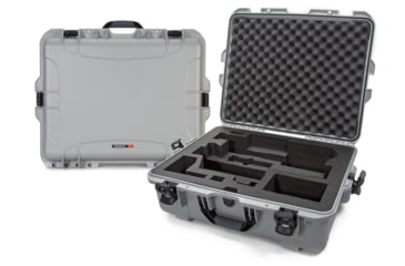 Image of Nanuk Case 945 w/foam insert for Crane 3, Silver, Large, 945-CRA35