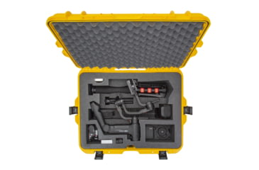 Image of Nanuk Case 945 w/foam insert for Crane 3, Yellow, Large, 945-CRA34