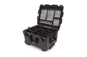 Image of Nanuk Case 960 w/lid org. - w/divider, Black, Large, 960S-060BK-0A0