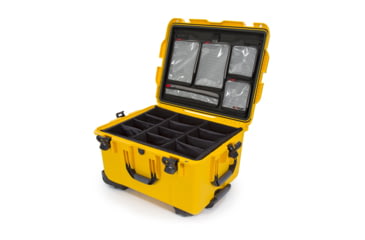 Image of Nanuk Case 960 w/lid org. - w/divider, Yellow, Large, 960S-060YL-0A0