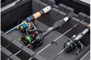 Image of Nanuk Case 990 w/Foam For Ice Fishing Rod, Olive, Large, 990S-081OL-0A0-C0666