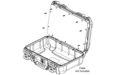 Image of Nanuk Panel kit for the 909 Case, Top, Polycarbonate, Small, 40-90907-K