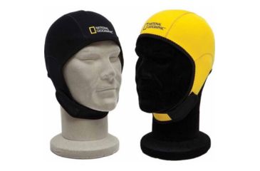 Image of National Geographic Reversible Beanie Hood, Black/Yellow, Large 5001457