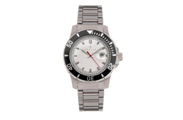 Image of Nautis Nautis Admiralty Pro 200 Bracelet Watch w/Date, Black/White, One Size, GL2008-B
