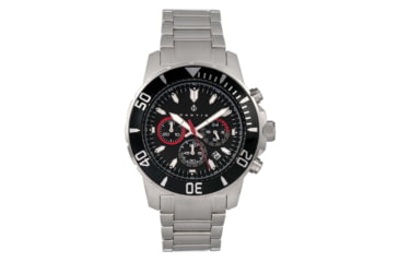 Image of Nautis Nautis Dive Chrono 500 Chronograph Bracelet Watch, Black, One Size, 17065-B