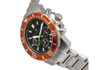Image of Nautis Nautis Dive Chrono 500 Chronograph Bracelet Watch, Orange/Black, One Size, 17065-A