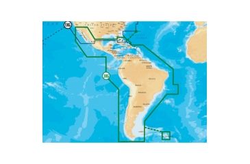 Image of Navionics Caribbean &amp; S. Amer., CF Card, New Condition, CF/NAV+3XG