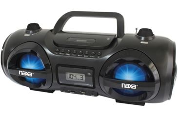 Image of Naxa CD/Mp3 Party Boombox with USB/SD, Black NPB258