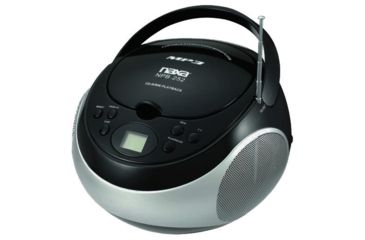 Image of Naxa Portable Mp3/Cd Player with AM/FM, Black NPB252BK