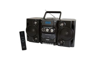 Image of Naxa Portable Mp3/Cd Player with Pll FM Stereo Radio &amp; USB Input 5, 2.5W x 2 Detachable Speakers, Black NPB428