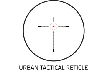 Image of NcSTAR 3.5x32 Blue/Green Illum. Compact Prismatic Optic Rifle Scope, Urban Tactical Ret., Green Lens SEECPRQ3532G