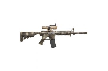 Image of NcSTAR ADO 3-9X42 Scope w/Flip Up Red Dot Optic,Intergrated Red Dot,P4 Sniper Reticle,Red/Blue Illumination, Tan, VADOTP3942G