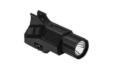 Image of NcSTAR Ar-15/M4 LED Flashlight w/ A2 Iron Front Sight Post, CR123A, White, 200 Lumens, Black, VAFLFSP