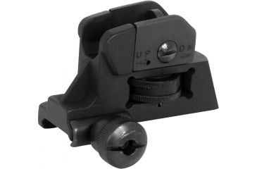 Image of NcSTAR Top Mounted Fixed Rear Sight, Black, MARDRS