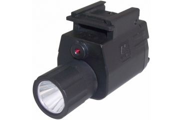 Image of NcSTAR Compact Flashlight / Laser Combo w/ Integrated Quick Detach Weaver Style Mounting System A3FLS