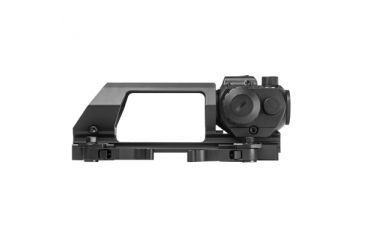 Image of NcSTAR Gen II Carry Handle/Micro Dot Combo w/ Green Dot/Red Laser Sight, Black VMDCHVDGRLB-A