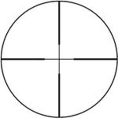 Image of NcSTAR Pistolero Rifle Scope - 2.5x30 Silver Pistol Scope / Blue / Ring SPS2530B