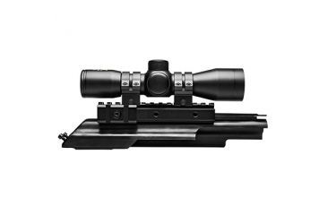 Image of NcSTAR Sights N' Lights AK Combo w/ 4x30mm Rifle Scope,65 Lumen LED Flashlight, Black KAKSCRFS-A