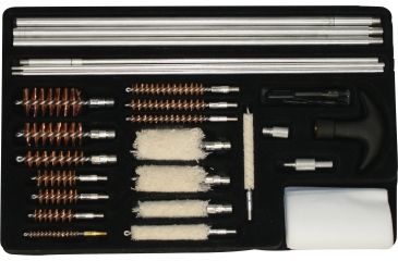 Image of NcStar Universal Gun Cleaning Kit in Aluminum Carry Case (TUGCKA)