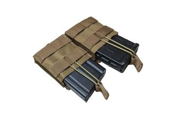 Image of NcSTAR Vism AR10/M1A/FAL .308 Dual Magazine Pouch, Tan CV3082MP2977T