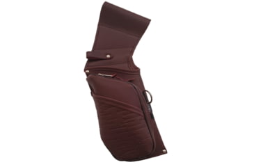 Image of Neet N-490 Leather Field Quiver 1004289, Burgundy, 10 Arrow, RH 04246