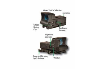 Image of NEW Aimshot HG Pro Reflex Sight, Red Circle Cross Hair Reticle HGPROC
