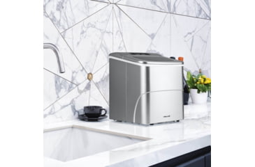 Image of NewAir 26 lbs. Countertop Ice Maker, Stainless Steel, NIM026MS00