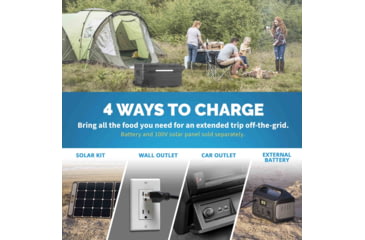 Image of NewAir 80 Qt. Portable 12v/24v Electric Fridge/Freezer, Black, NPR080GA00