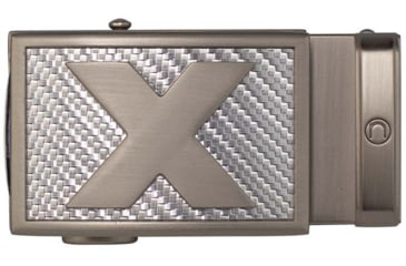 Image of Nexbelt Fast Eddie Platinum X Factor Buckle, Pewter/Silver, BGX7479
