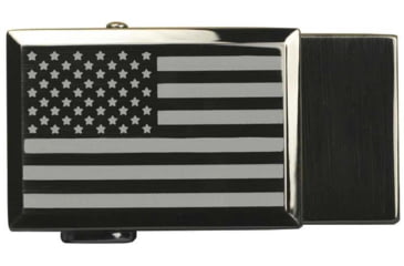 Image of Nexbelt Go-In Beveled USA Buckle, Gunmetal, BGH5888