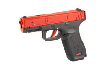 Image of NextLevel Training SIRT 115S Laser Training Pistol, G45/G19X, Red Take Up Laser, Green Shot Indicator Laser, Black/Red, 115S-S2G000-00