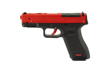 Image of NextLevel Training SIRT 115S Optic Ready Slide Laser Training Pistol, G45/G19X MOS, Red Take Up Laser, Red Shot Indicator Laser, Black/Red, 115S-S2ROR0-00